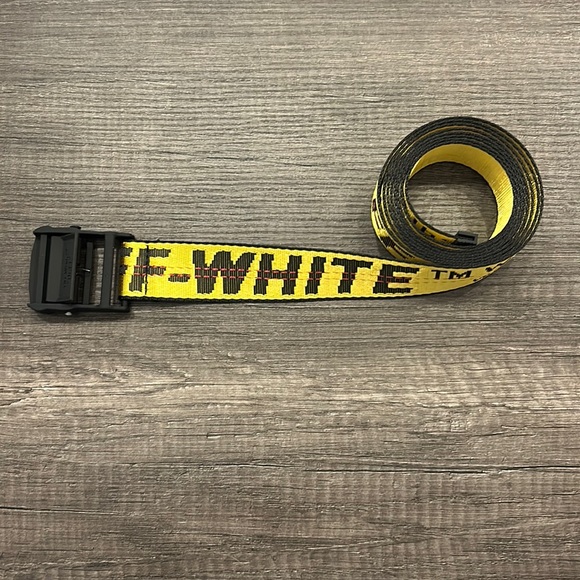 Off-White Unisex Yellow Utility Belt - Picture 1 of 3